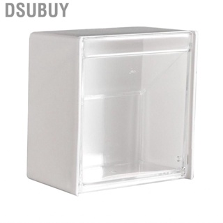 Dsubuy Wall Mounted Clamshell Storage Box  Cotton Swab Multi Functional for Home