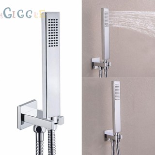 ⭐NEW ⭐Shower Holder Shower Head Set Silver Stainless Wall Bracket With Outlet