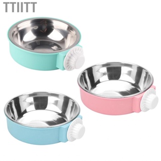 Ttiitt Pet Coop Cup  Easy To Clean Space Saving Stable Removable Cage Bowl for  Feeder