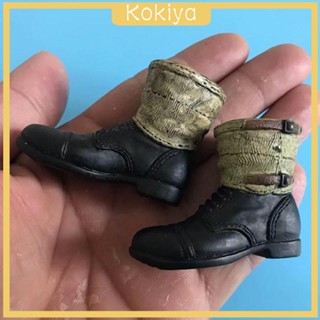 [Kokiya] รองเท้าบูทป่าจิ๋ว สเกล 1:6 สําหรับฟิกเกอร์ 12 นิ้ว