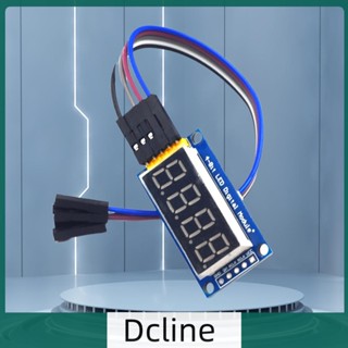 [Dcline.th] บอร์ดโมดูลจอแสดงผลดิจิทัล LED 74HC595 0.4 นิ้ว 3.3-5V 4 หลัก