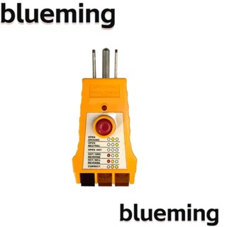 Blueming2 เครื่องทดสอบเต้าเสียบ พร้อม GFCI Pc ซ็อกเก็ตไฟฟ้า ทนทาน AC110~125v ทองแดง Abs มาตรฐานอเมริกา