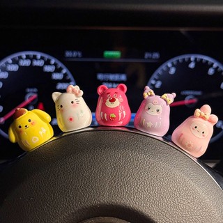 Sanrio Car Small Ornaments DIY Ornament Accessories Car Decoration Figurine Doll Car Decoration Female Car Interior Ornaments Fg9Y