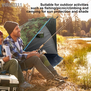 Virgo311 ตกปลากลางแจ้ง Shelter เต็นท์แบบพกพา Camouflage Sunshade 2 คน Camping เต็นท์