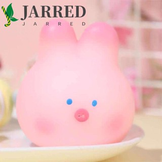 Jarred ของเล่นบีบสกุชชี่ รูปการ์ตูนกระต่าย หมูสีชมพู สําหรับพนักงานออฟฟิศ