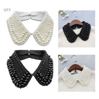 Ch*【พร้อมส่ง】ปลอกคอ ประดับลูกปัดไข่มุก สําหรับเสื้อเชิ้ต