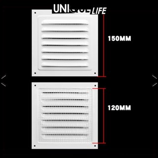 [Shiwaki4] ตะแกรงระบายอากาศ อลูมิเนียมอัลลอย สําหรับติดผนังห้องน้ํา