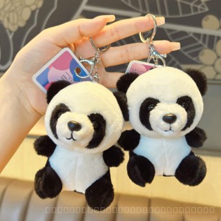 0911YWJJ Genuine Panda Plush Toy Bag Keychain Little Doll Pendant Couple Gift Doll Ornaments UAH7