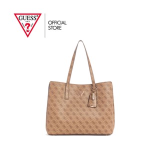 GUESS กระเป๋าถือ รุ่น SG877823 MERIDIAN GIRLFRIEND TOTE สีน้ำตาล