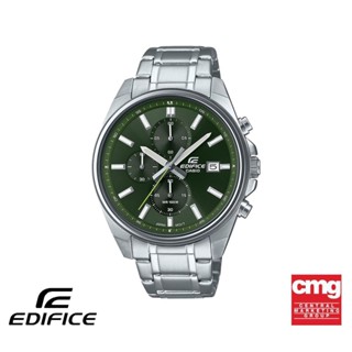 CASIO นาฬิกาข้อมือผู้ชาย EDIFICE รุ่น EFV-610D-3CVUDF วัสดุสเตนเลสสตีล สีเขียว