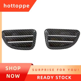 【hottoppe】ฝาครอบช่องระบายอากาศ ด้านหน้า ABS สําหรับ Mitsubishi Pajero Sport Montero Shogun Sport 16-20 2 ชิ้น