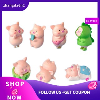 【พร้อมส่ง】ตุ๊กตาหมูจิ๋ว อุปกรณ์เสริม สําหรับตกแต่งสวน ภูมิทัศน์ 7 ชิ้น