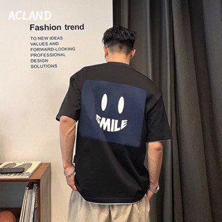 Acland เสื้อยืดผู้ชาย ผู้ชายเสื้อเชิ้ต เสื้อยืด ผ้านุ่ม ใส่สบาย ไม่หด ไม่ต้องรีด MTX2390KJX 36Z230909