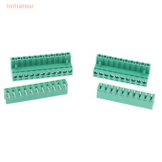 [Initiatour] ชุดขั้วต่อสายไฟ PCB สกรูตรง 300V 15A พิช 5.08 มม. 2EDG 2 3 4 5 6 7 8 9 10 12Pin