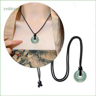 Redd สร้อยคอโซ่อาเกต สีแดง ปรับได้ เครื่องประดับ สําหรับผู้หญิง นักเรียน