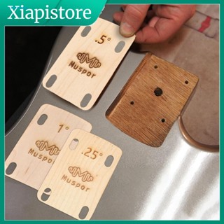 [Xiapistore] ชิมคอกีตาร์ ไม้เนื้อแข็ง 3 ชิ้น กันการสึกหรอ สําหรับกีตาร์ เบส