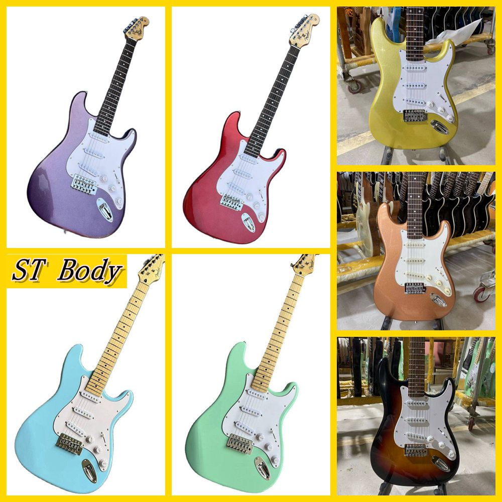 Fender Stratocaster ฮาร์ดแวร์โครเมี่ยม สําหรับกีตาร์ไฟฟ้า คลาสสิก
