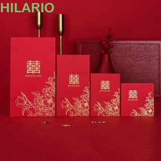 Hilario ซองจดหมาย สีแดง อเนกประสงค์ พกพาง่าย สําหรับงานแต่ง งานเลี้ยง