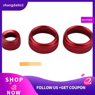 【พร้อมส่ง】ฝาครอบลูกบิดควบคุมระดับเสียงวิทยุ Ac สีแดง สําหรับ BMW 1 2 3 3GT 4 Series (F20 F22 F30 F31 F32 F33 F80 F82 F87) 3 ชิ้น