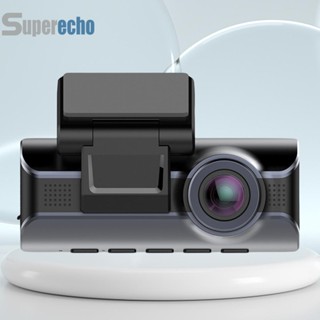 [superecho.th] กล้องบันทึกวิดีโอ 4K+1080P WiFi GPS 3 เลนส์ เวอร์ชั่นกลางคืน IR 24H สําหรับติดรถยนต์