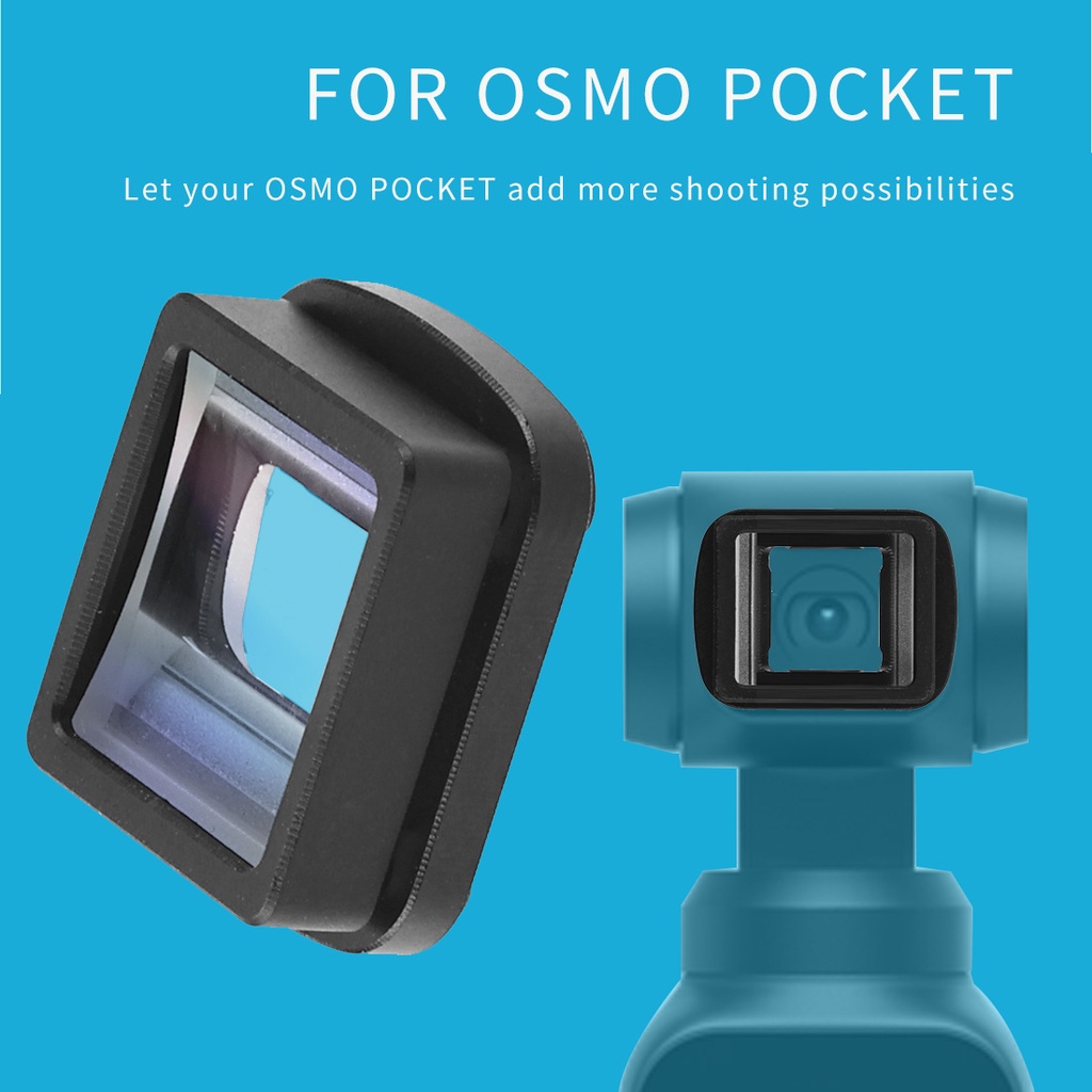 Feichao สําหรับ DJI Osmo Pocket / Pocket 2 กล้อง 1.33x กล้องวิดีโอ Anamorphic Light เลนส์แม่เหล็กมุมกว้าง