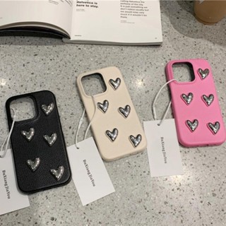 เคสโทรศัพท์มือถือ ลายลิ้นจี่ LOVE 3D สีดํา สีขาว สีแดง สําหรับ Iphone 14 promax 13 promax 12 promax 11 promax