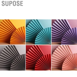 Supose Innovative Photography Props Folding Hand Paper Fan Photo Background Ornaments for Advertising Shooting