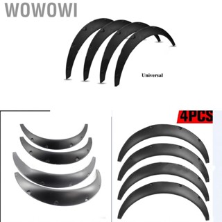 Wowowi Car Wheel Eyebrow  Trim  Mudguard Flares Protector Universal for Automobile