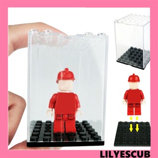 Lilyescub กล่องโชว์โมเดลรถยนต์ กันฝุ่น 3 ขั้น ขนาดเล็ก สีโปร่งใส สําหรับเด็ก