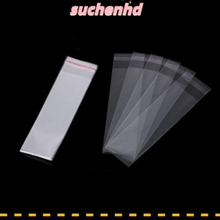 Suchenhd ถุงพลาสติกใส มีกาวในตัว ขนาดเล็ก ปิดผนึกได้ สําหรับใส่คุกกี้ ของขวัญ งานแต่งงาน 200 ชิ้น