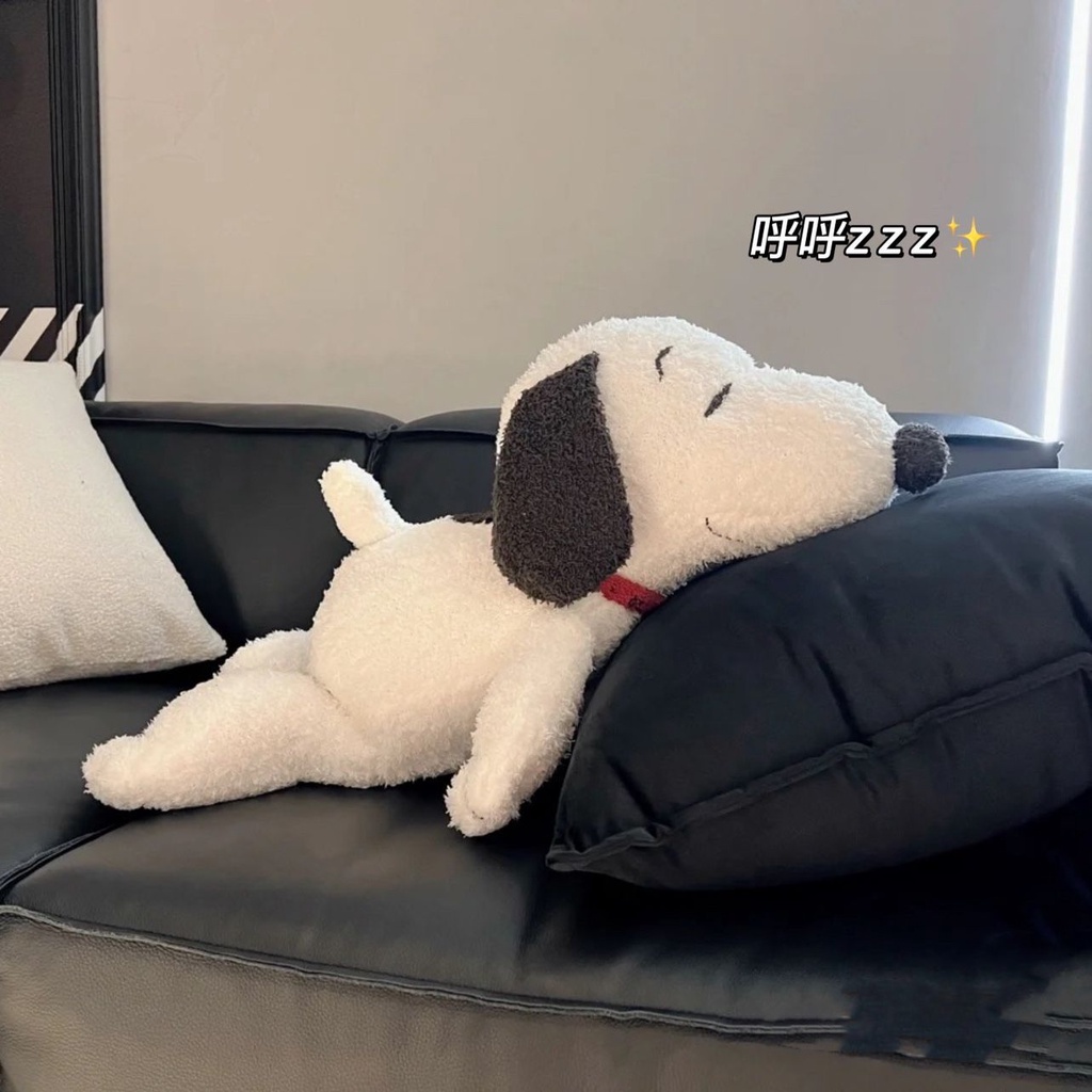 หมอนตุ๊กตานุ่ม รูปการ์ตูน Snoopy ขนาดใหญ่ สไตล์ญี่ปุ่น เหมาะกับของขวัญวันเกิด สําหรับผู้หญิง