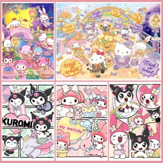 🔥ปริศนา🔥【Sanrio】Jigsaw Puzzle 300 ชิ้น 500 ชิ้น 1000 ชิ้น Ultra HD Wood Puzzle การจัดส่งที่รวดเร็ว ปริศนา Bashwood พรีเมี่ยมพรีเมี่ยมสำหรับผู้ใหญ่ Unclassing ของขวัญวันเกิดปริศนาที่กำหนดเอง ปริศนาอะนิเมะ