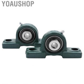 Yoaushop 2pcs Metal Pillow Block Bearing Ball UCP206 62mmx30mm Two- Housing