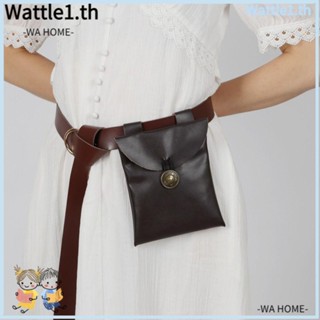 Wttle กระเป๋าคาดเอว หนังกลับ คุณภาพสูง สําหรับใส่เครื่องแต่งกาย