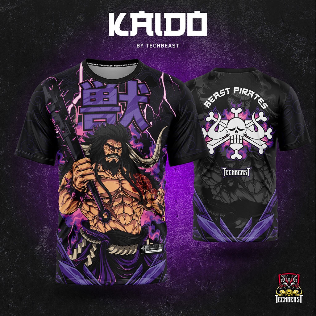 เสื้อยืด ลาย One Piece Kaido Techbeast