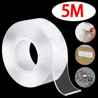 5M Clear Waterproof Nano Glue Nano Tape Strongly Sticky Double-Sided Adhesive Tape Traceless Strips