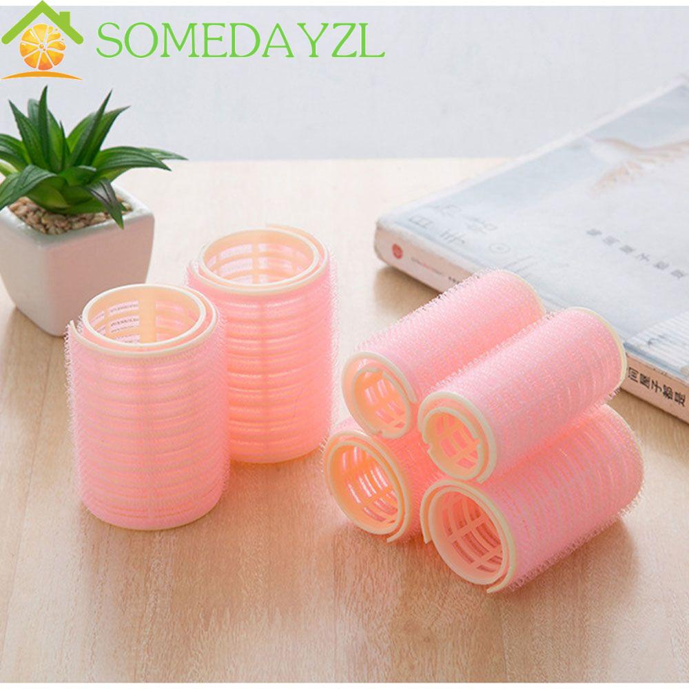 Somedayzl โรลม้วนผม ร้านทําผม พลาสติก 2 ชั้น ม้วน ลอน ทํา หน้าม้า อากาศ ปุย ผู้หญิง ดัดผม