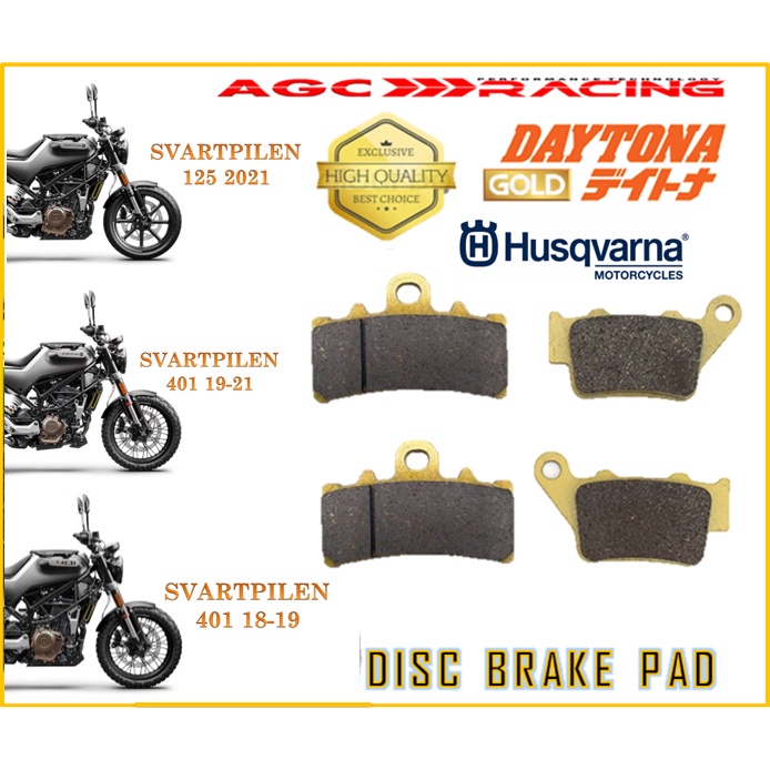 HUSQVARNA ผ้าเบรก SVARTPILEN 125 SVARTPILEN 250 SVARTPILEN 401 คุณภาพทอง