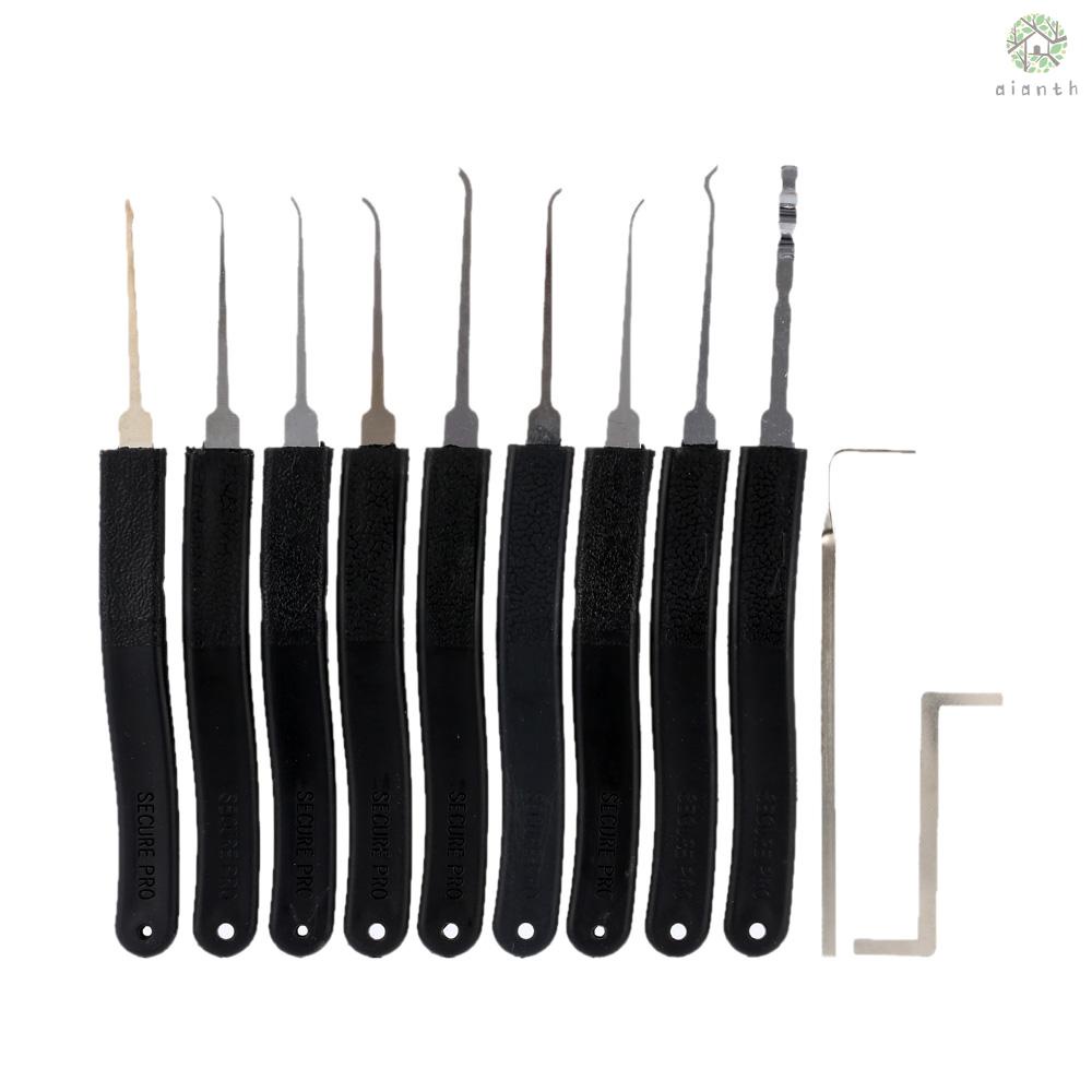 Unlock Any Door with Ease - 9pcs Door Lock Pick Quick Opener Tools Set for Professional Locksmiths