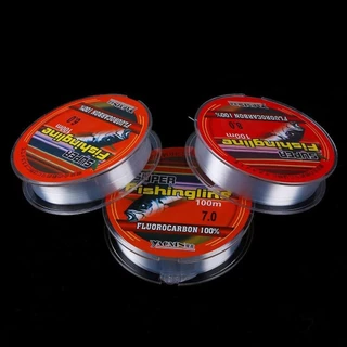Qinyuz9 100m 100% Fluorocarbon Nylon PA String Angling Strongเชือกสายไฟ Monofilament