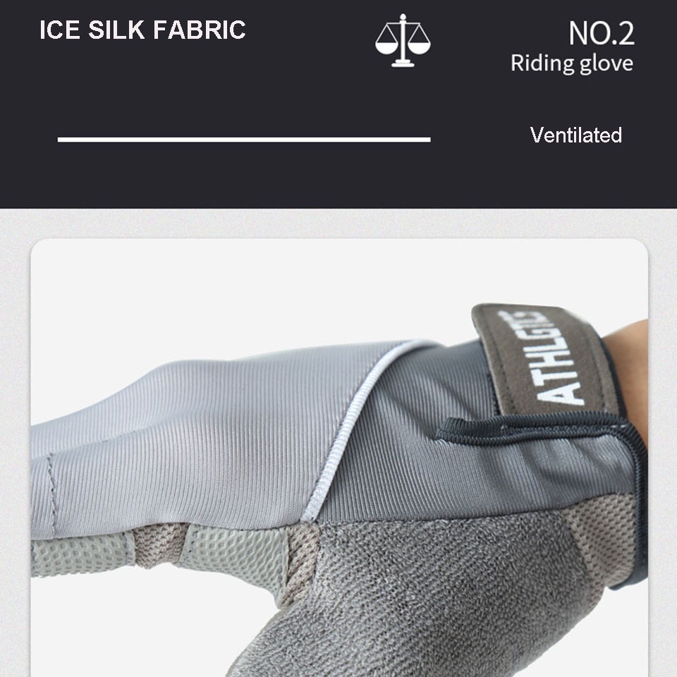 Dayselect ถุงมือครึ่งนิ้ว กันลื่น ระบายอากาศ เหมาะกับใส่ออกกําลังกาย ยกน้ําหนัก ปั่นจักรยาน สําหรับผู้ชาย และผู้หญิง 1 คู่ - รูปที่ 7