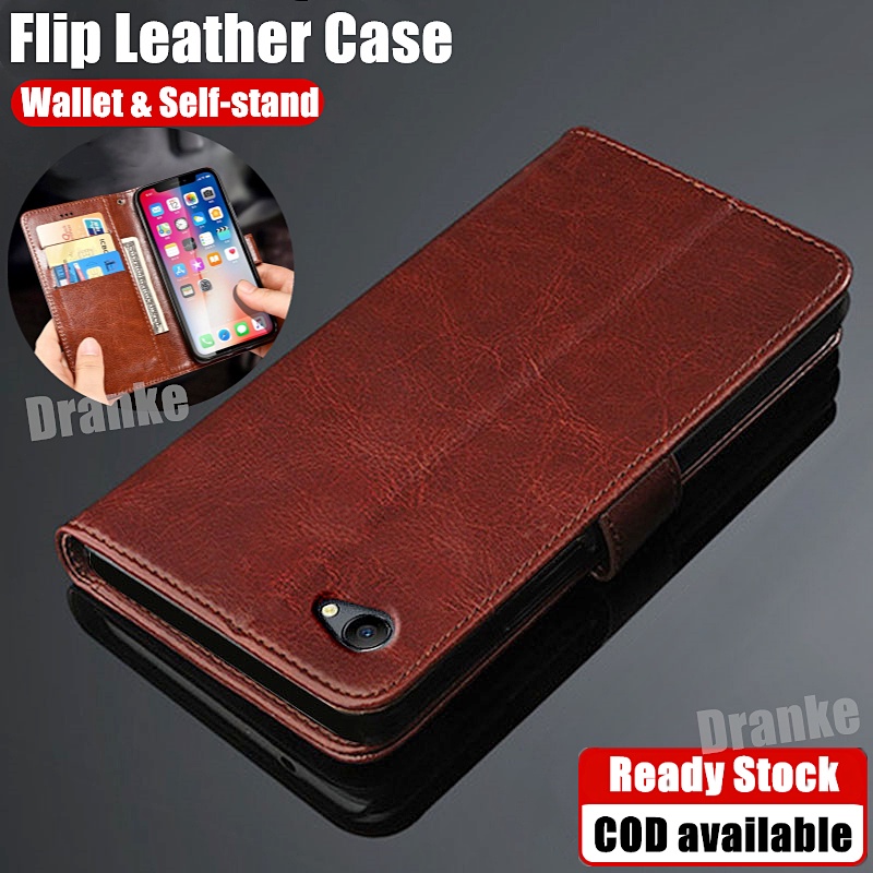สําหรับ OPPO F1S A1601 A59 A59S พรีเมี่ยมหนัง Flip Folio กระเป๋าสตางค์พร้อมผู้ถือบัตร Self-stand ฝาค