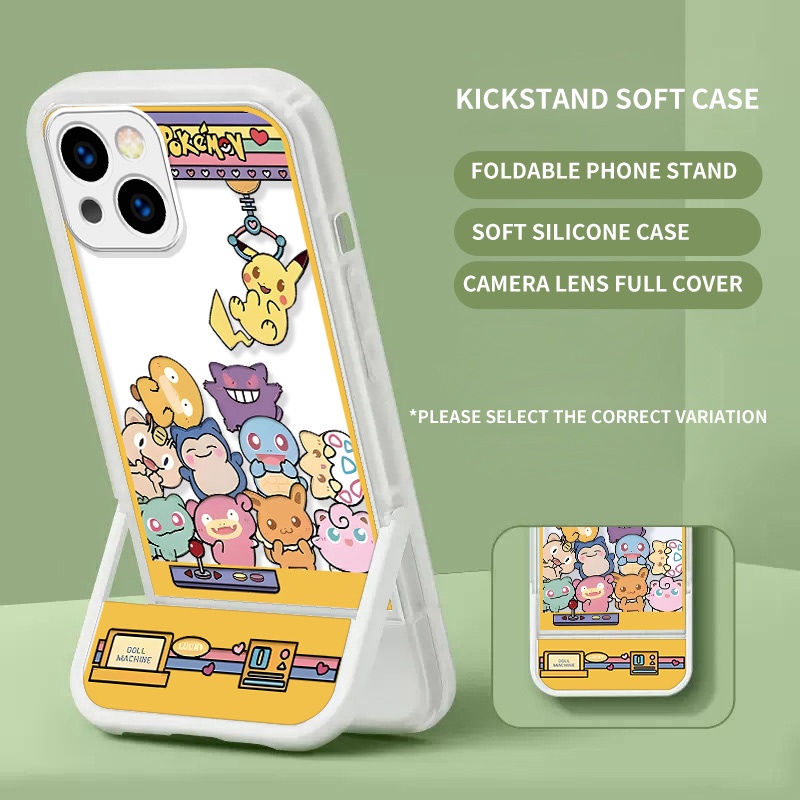 เคสขาตั้งสําหรับ Vivo Y02 V27e Pokemon Soft Case | ZJ A061
