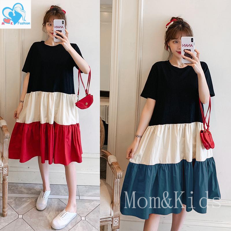 Mom&kids M-3XL ชุดเสื้อผ้า สําหรับแม่และเด็ก #pregnant ชุดคลุมท้องหญิงตั้งครรภ์ # ชุดคลุมท้อง # seluar mengandung |Ф