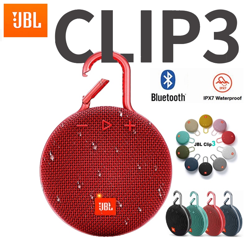 【พร้อมส่ง】CLIP 3 ลําโพงซับวูฟเฟอร์ไร้สาย บลูทูธ 10 ชั่วโมง กันน้ํา แบบพกพา สําหรับกลางแจ้ง