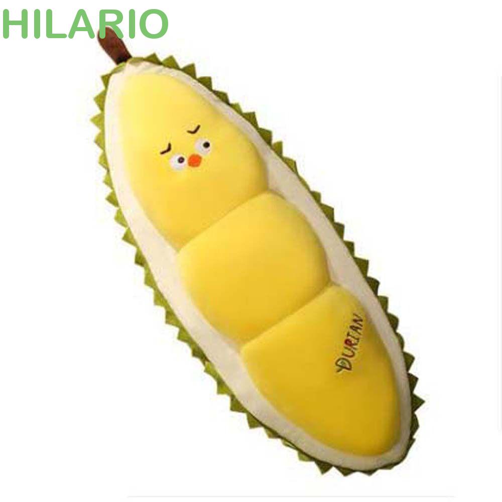 Hilario หมอนตุ๊กตานุ่ม ผ้าฝ้าย รูปไก่ทุเรียน สีเหลือง