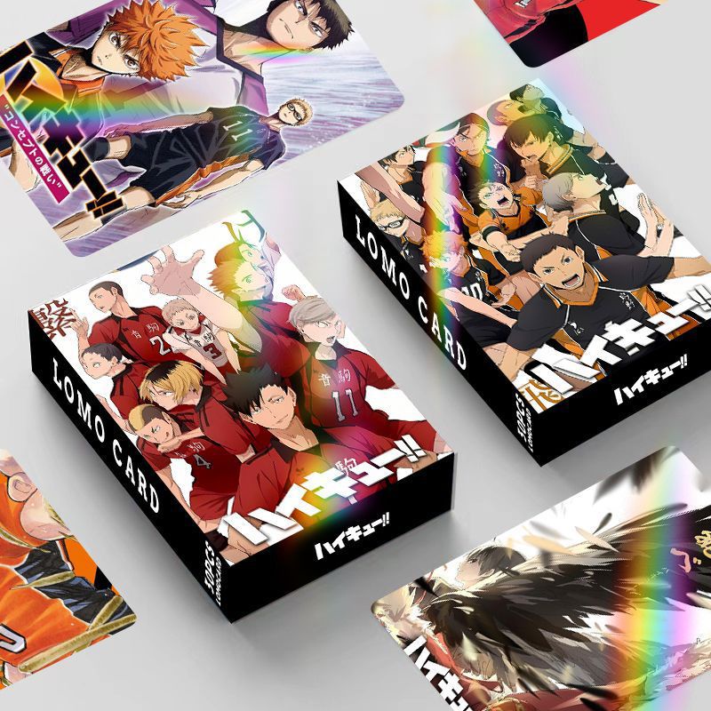 ไฮคิว!! โฟโต้การ์ดเลเซอร์ สองด้าน พิมพ์ลาย Lomo Card 30 ชิ้น/กล่อง