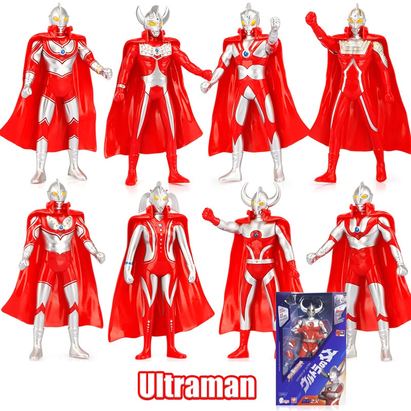 โมเดลฟิกเกอร์ อุลตร้าแมน Father of Ultra Mother of Ultra Seven Ultraman Ace Jack Taro Zoffy Superman Jinjiang ของเล่นสําหรับเด็ก