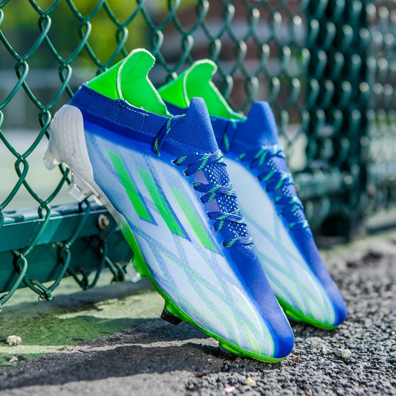พร้อมส่ง รองเท้าฟุตบอล X22 Messi High-End High-End High-End High-Quality Long Spikes Football Shoes Low-Cut Spikes Training Shoes Anti-Slip Sneakers Men Outdoor Football Shoes
