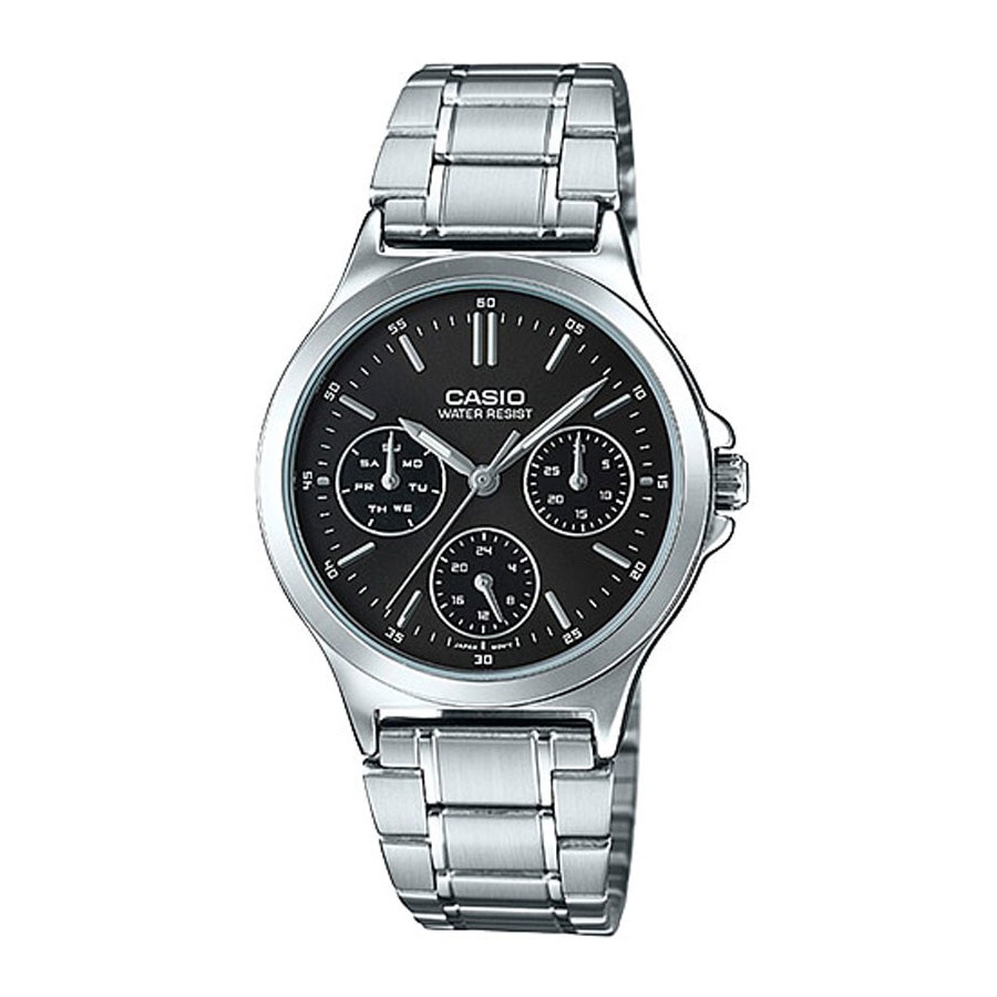 Time Shop Casio Standard นาฬิกาข้อมือผู้หญิง สายสแตนเลส รุ่น LTP-V300,LTP-V300D,LTP-V300D-1,LTP-V300D-1A  - สีเงิน